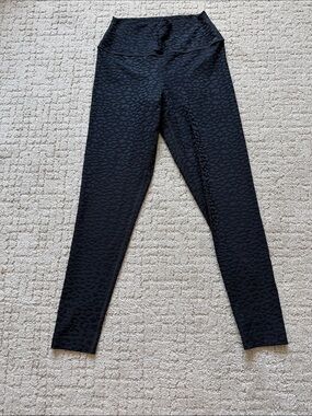 Zumba animal print textured compression leggings